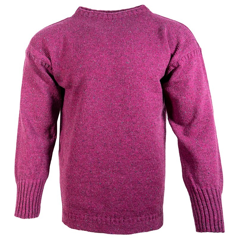 “Longis” - Guernsey-style jumper in a soft, special blend of pure new wool