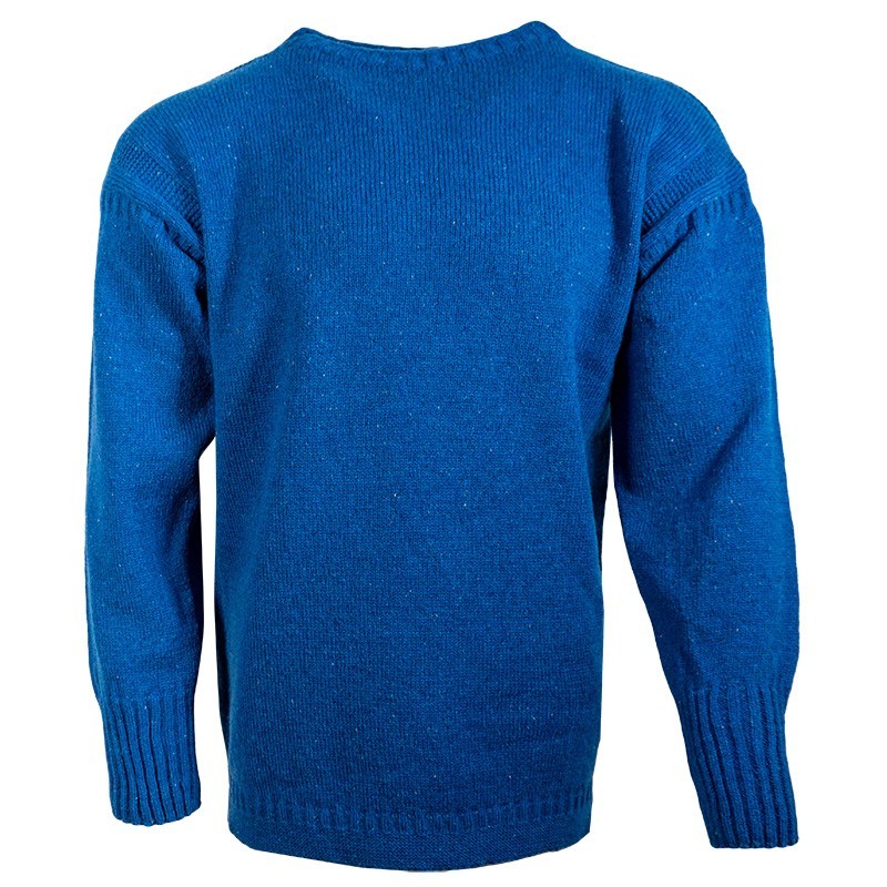 “Longis” - Guernsey-style jumper in a soft, special blend of pure new wool