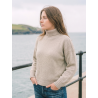 Women’s Cropped Roll Neck Guernsey - Merino wool - extra fine