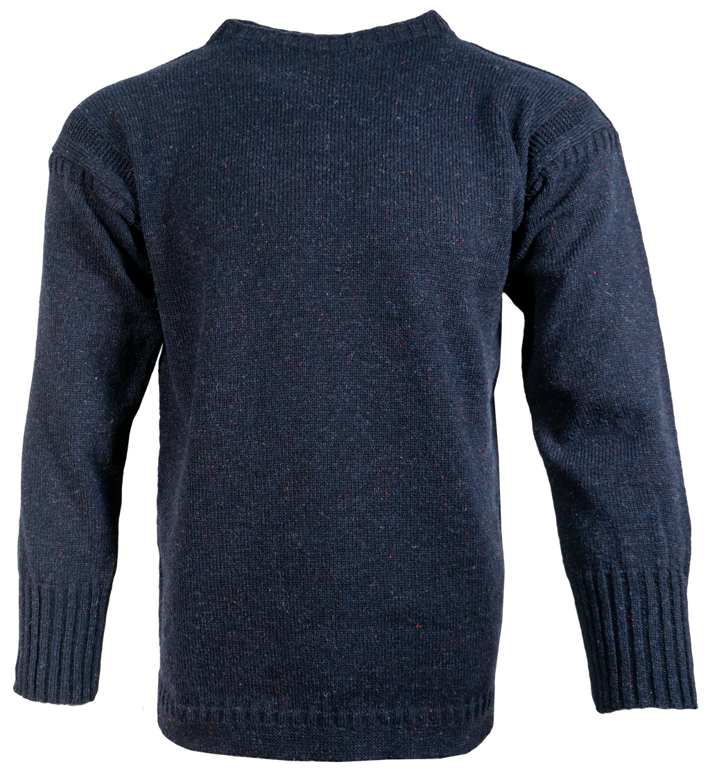 Longis - Guernsey-style jumper in a soft, special blend of pure new wool