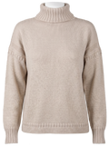 Women's Cropped Roll Neck Merino