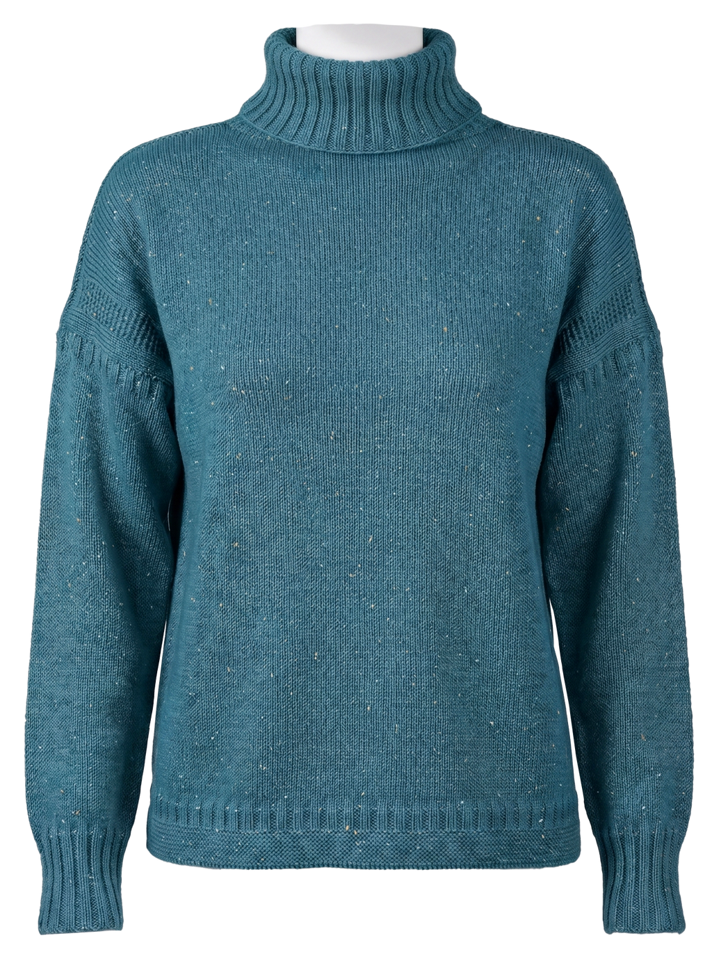 Longis – Soft Women’s Cropped Roll Neck Guernsey
