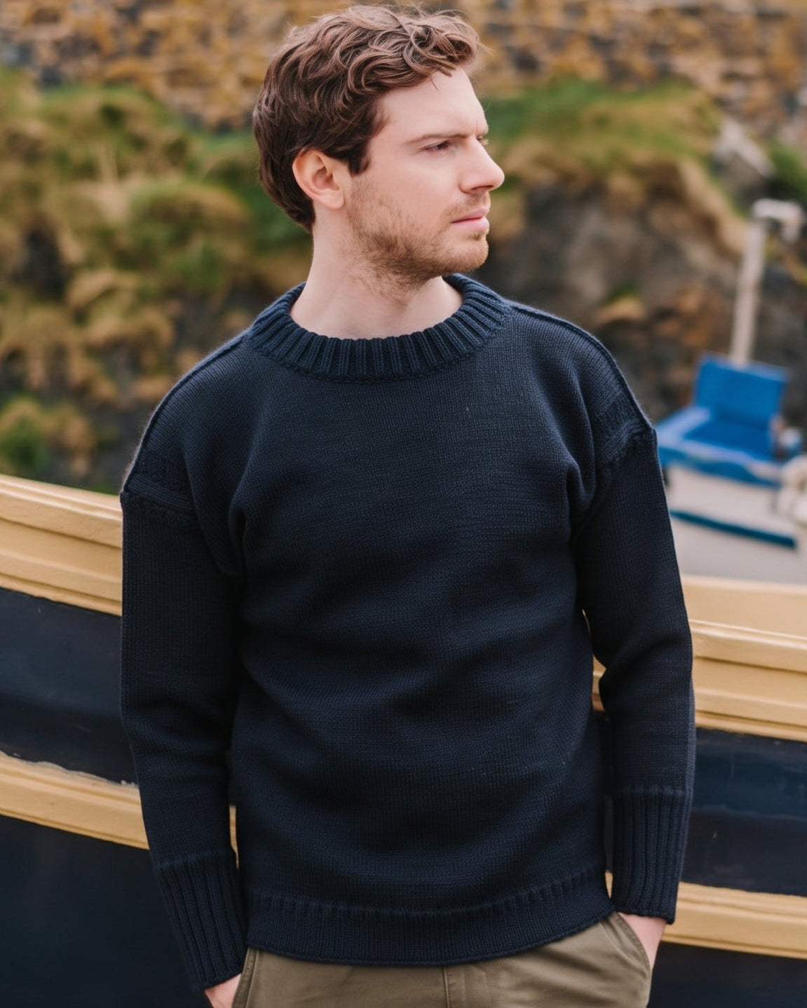 Clonque – Crew Neck Guernsey