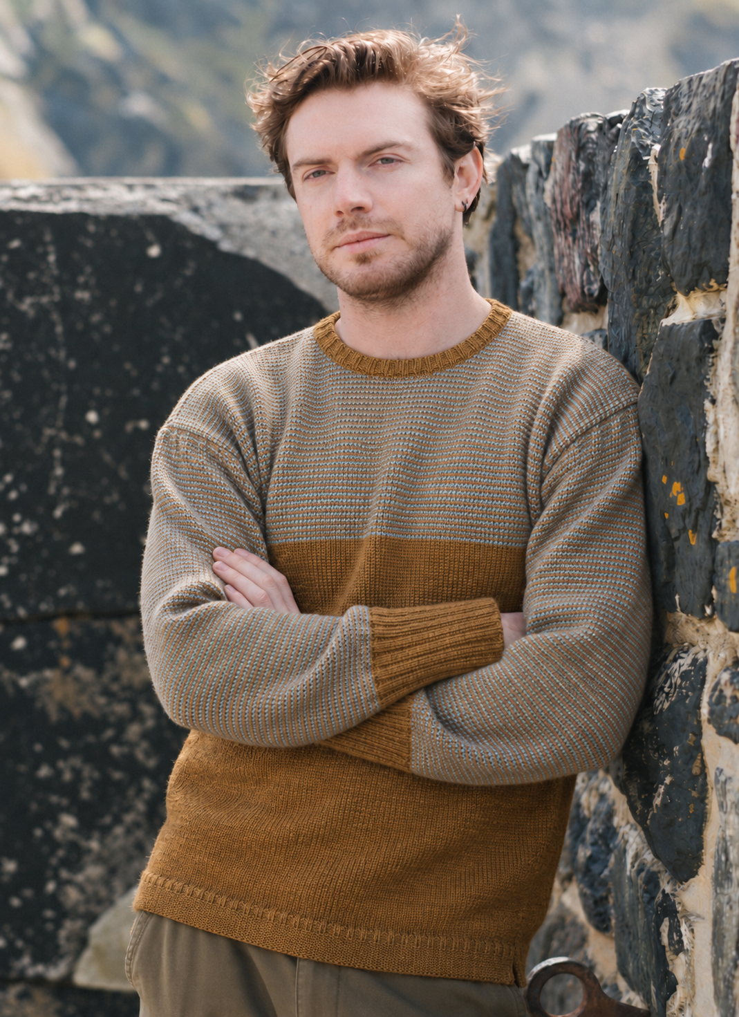 Ellis – Half Striped Guernsey